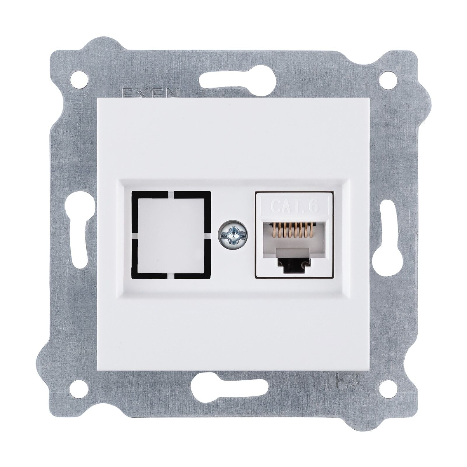 EXEN KAREL BEYAZ TEKLİ DATA PRİZİ (CAT6) (MKZ)