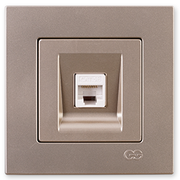 GÜNSAN EQONA M. BEJ TEKLİ DATA PRİZ RJ45 (CAT6) (MKZ)