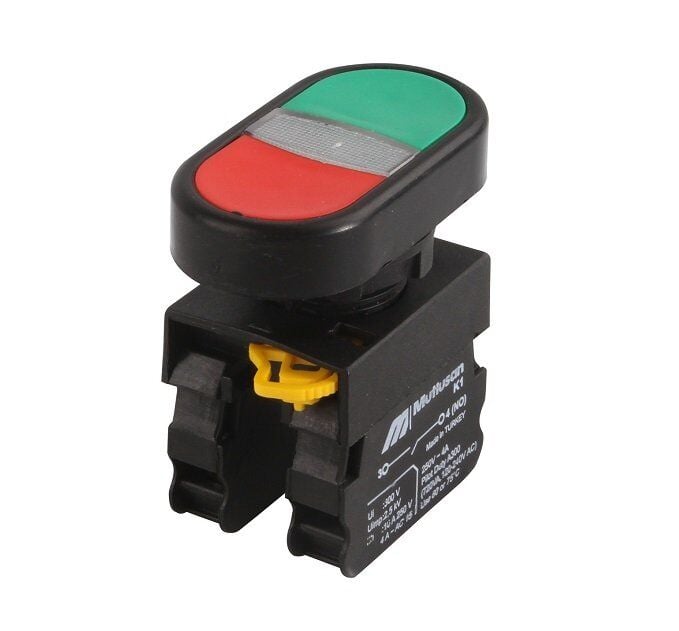 SW-AL7325 22 MM PLASTİK İKİZ BUTON (1NO/1NC