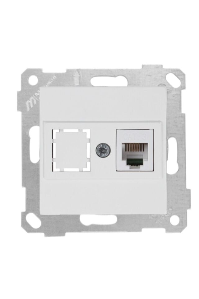 RİTA BEYAZ TELEFON PRİZİ 1XRJ12 (MKZ)