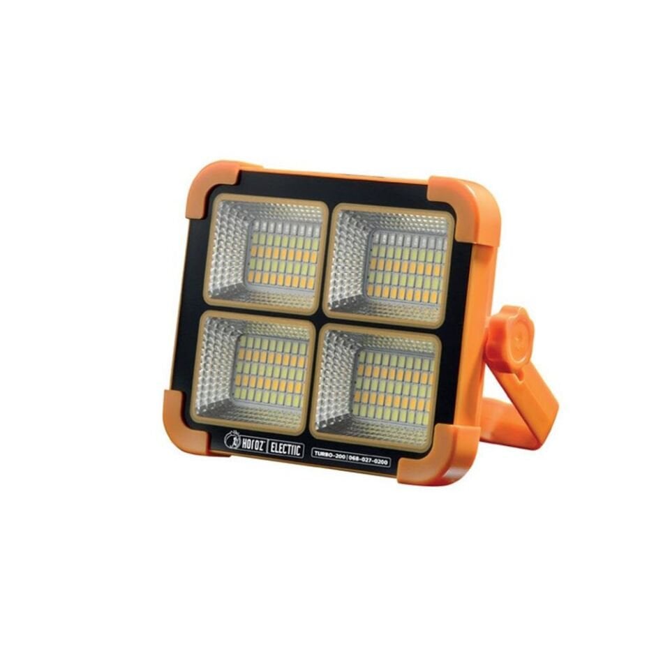 HOROZ TURBO 200W TAŞINABİLİR LED SOLAR PROJEKTÖR