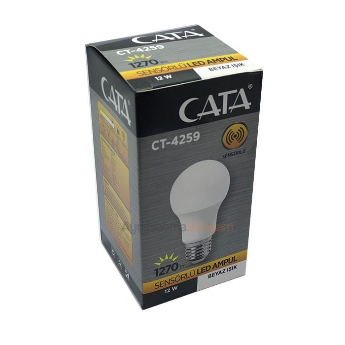 CATA 15W BEYAZ SENSÖRLÜ LED AMPUL