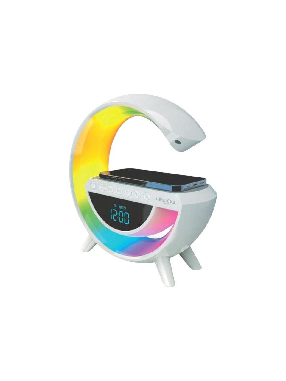 HELİOS KABLOSUZ ŞARJ MASA LAMBASI RGB