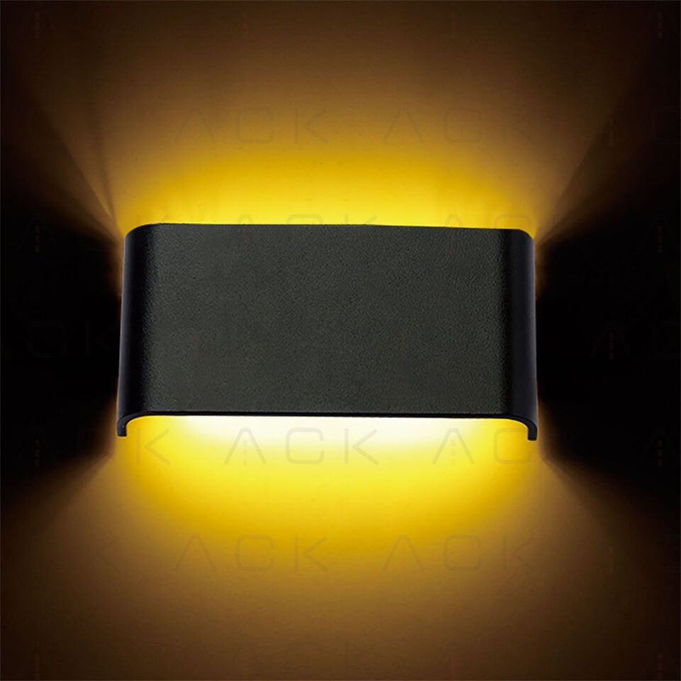 ACK 6W BEYAZ LED DUVAR APLİK (SİYAH KASA)