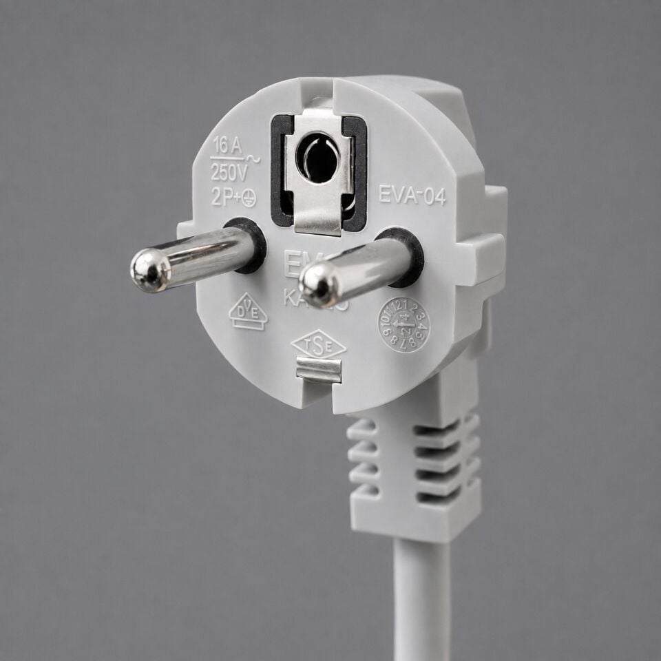 EVA H05VV-F  3*1,50 MM²  2MT  3 K.A UK04 (BEYAZ)
