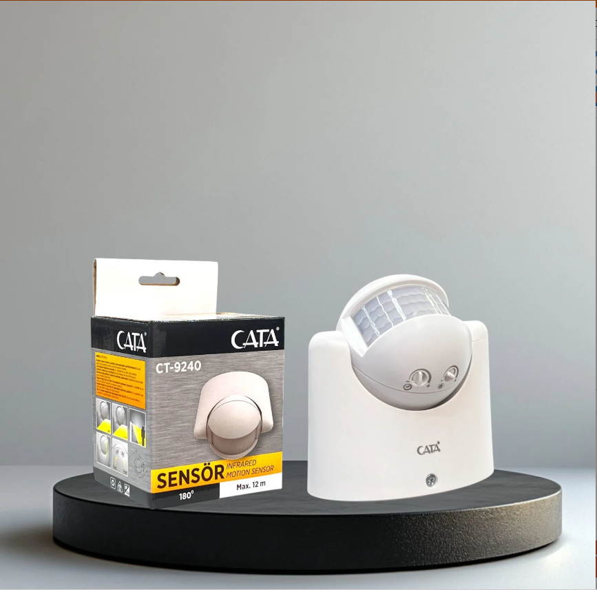 CATA 180° DUVAR TİPİ HAREKET SENSÖRÜ (1200w)