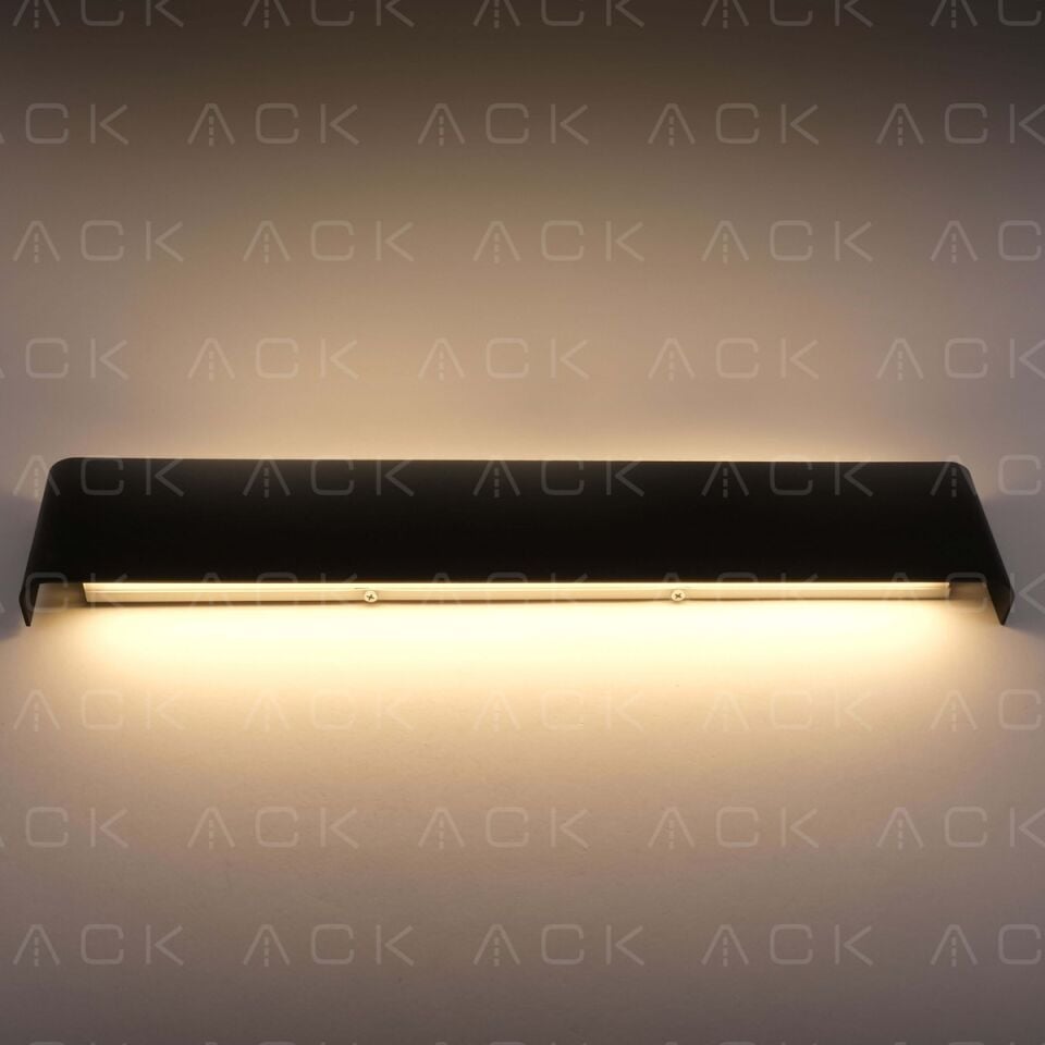 ACK 24W 4000K LED DUVAR APLİK (SİYAH KASA)
