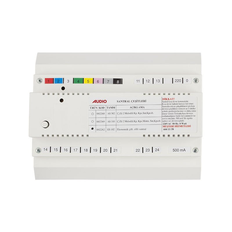 AUDIO ES 102 KAPICISIZ, ÇİFT ZİLLİ SANTRAL