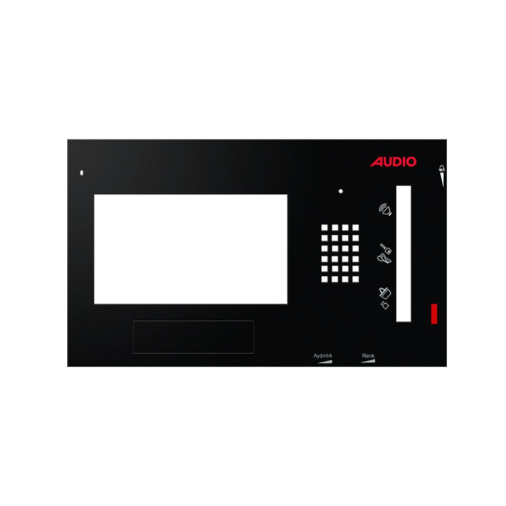 AUDIO 4,3'' GDM TTKSIZ MODERN KAPAK (SİYAH)
