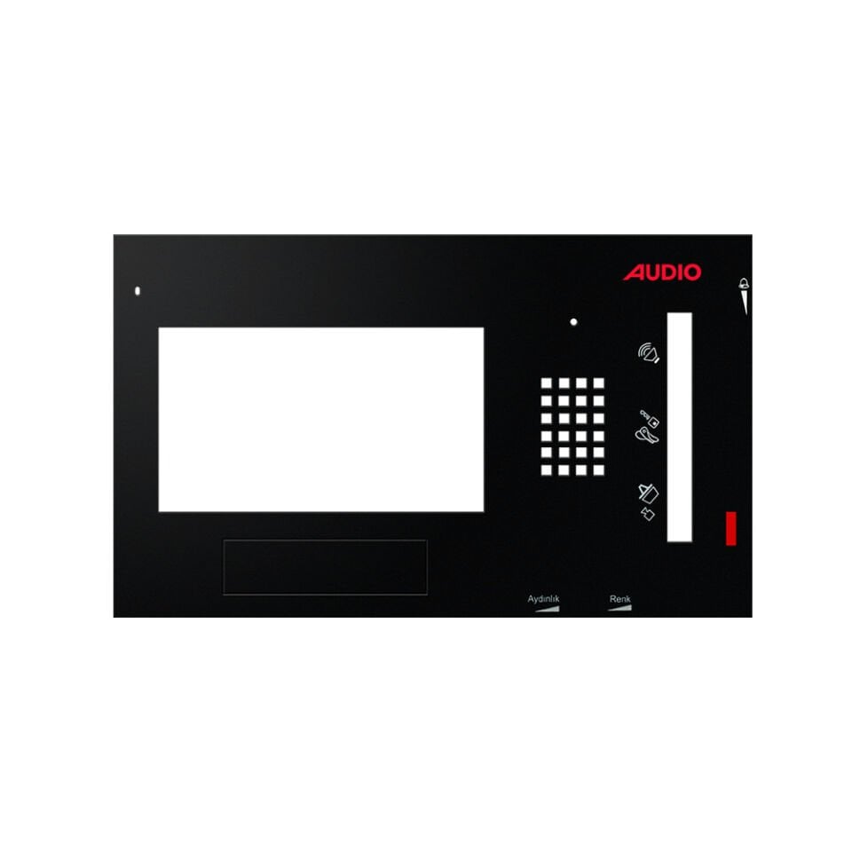 AUDIO 4,3'' GDM TTKSIZ MODERN KAPAK (SİYAH)